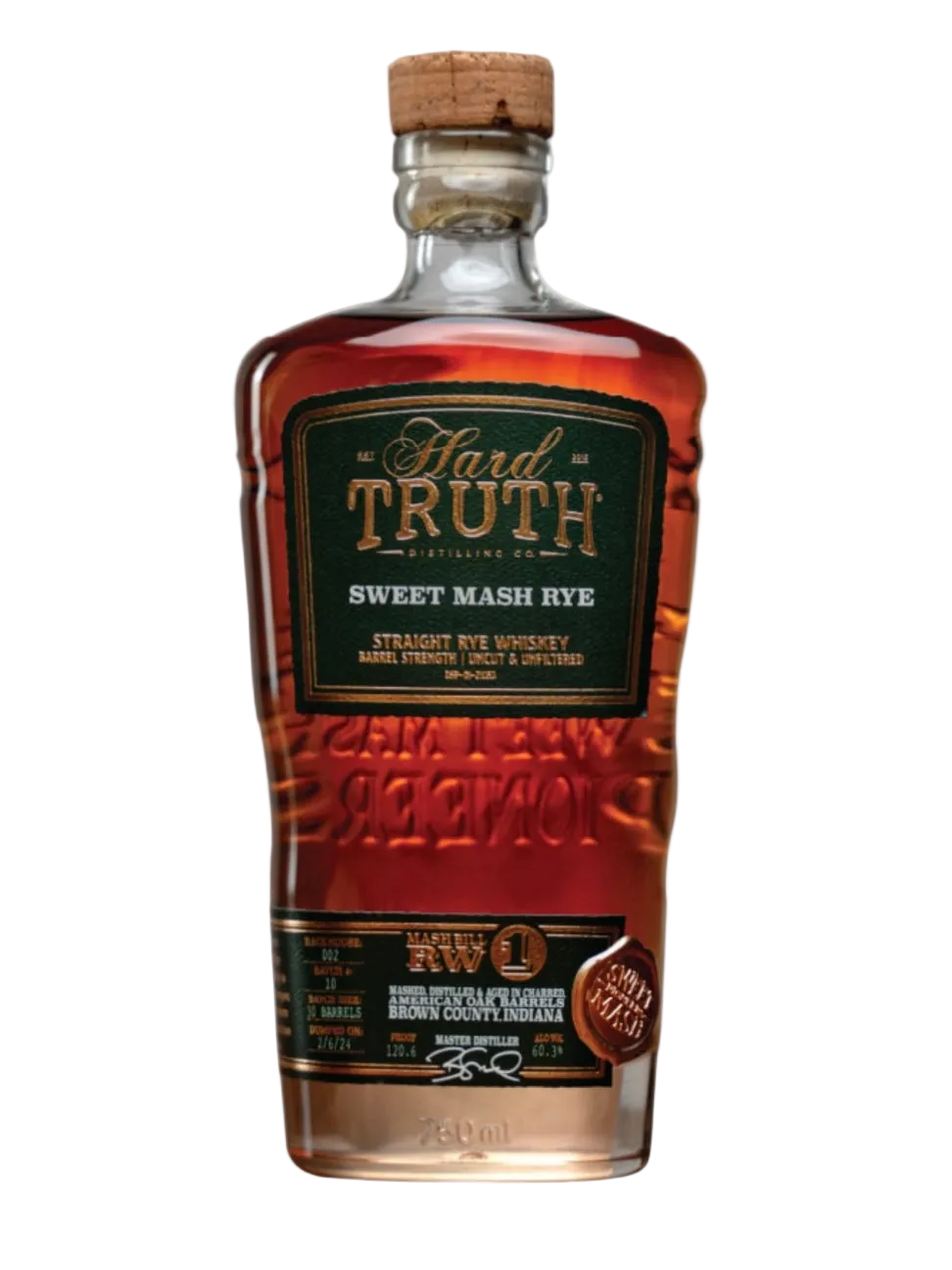 Hard Truth Sweet Mash Rye 113 Proof 750ml