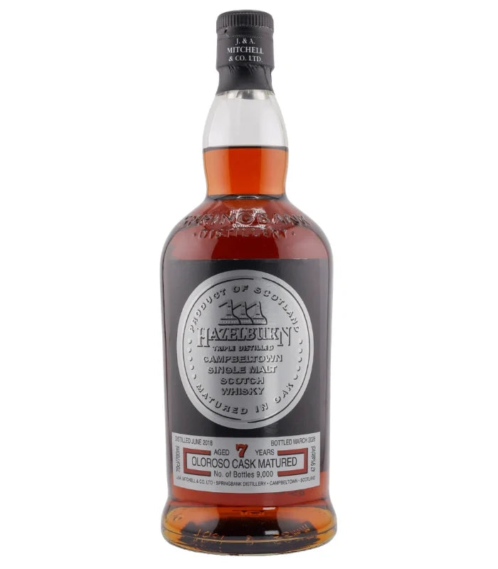 Hazelburn 7 Year Oloroso Cask Matured Single Malt Scotch Whisky 95.8 Proof 700ml