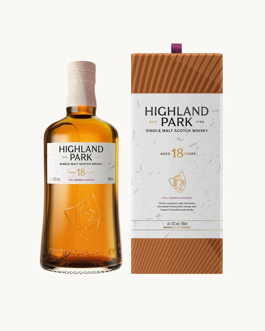 Highland Park 18 Year Old Single Malt Scotch Whisky