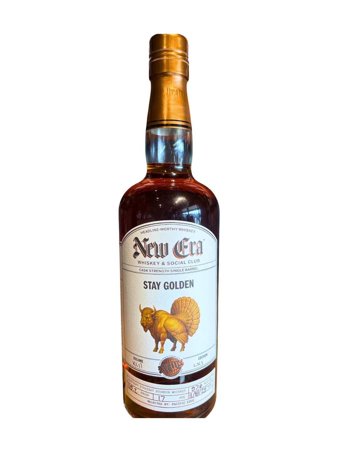 New Era "Stay Golden" Buff Turkey 17 Year Bourbon