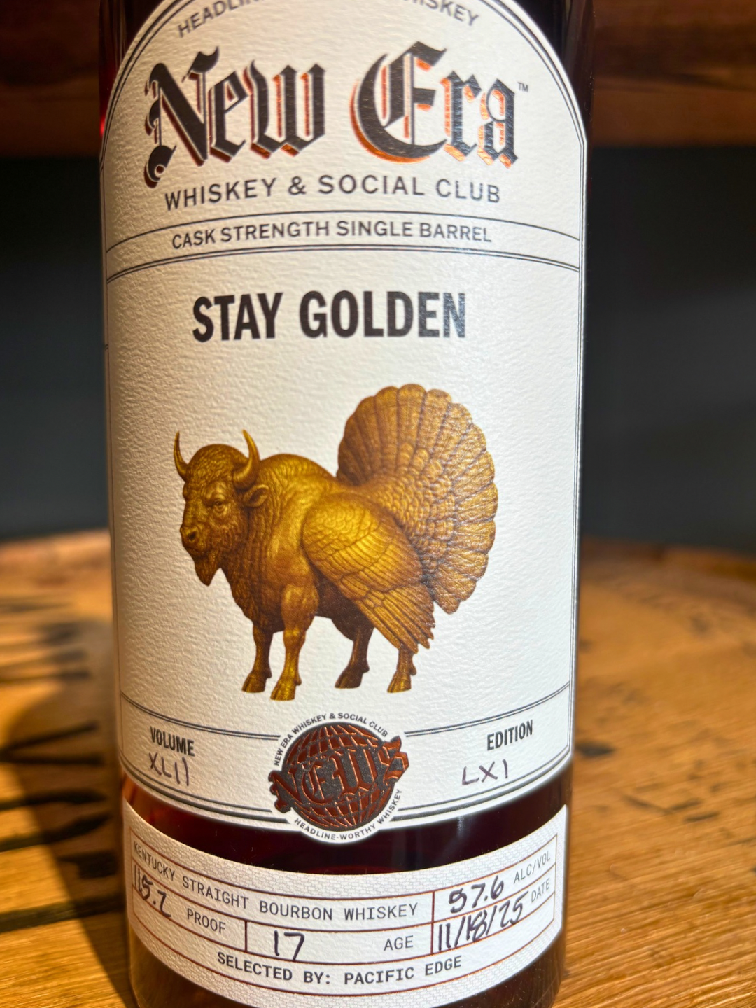 New Era "Stay Golden" Buff Turkey 17 Year Bourbon