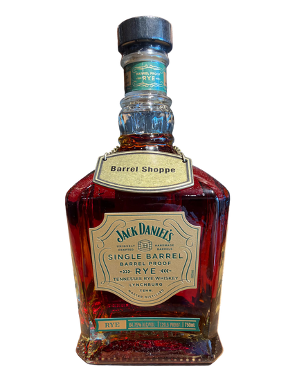 Jack Daniel's Single Barrel Barrel Proof Rye Barrel Shoppe Exclusive 129.4 Proof 750ml