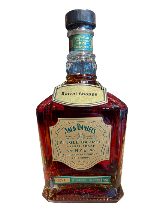 Jack Daniel's Single Barrel Barrel Proof Rye Barrel Shoppe Exclusive 129.4 Proof 750ml