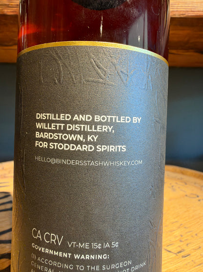 Binder’s Stash 7 Year Old Kentucky Straight Bourbon Whiskey "Low Key" 112.4 Proof 750ml