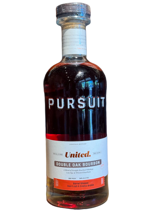 Pursuit Spirits United "Don't Call This Crème Brûlée" Double Oaked Bourbon 108 Proof 750ml Shoppe Exclusive