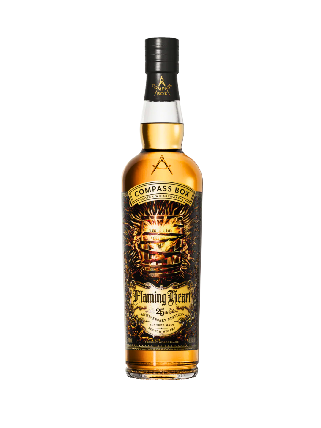 Compass Box Flaming Heart 25th Anniversary Edition Blended Malt Scotch Whisky