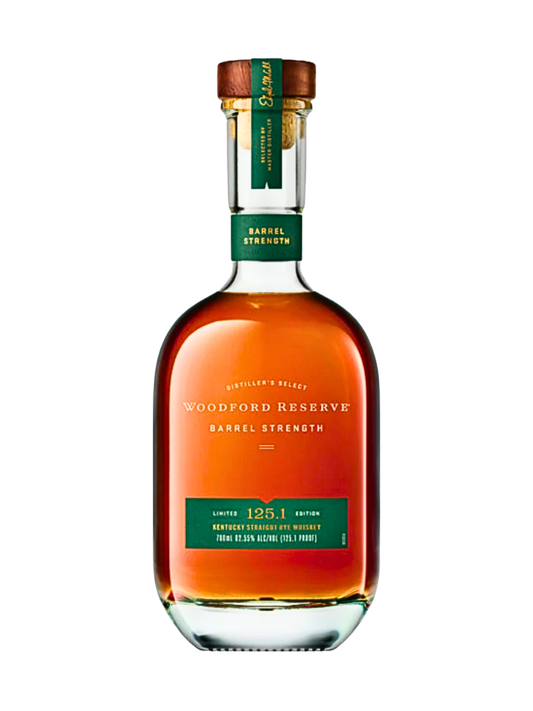 Woodford Reserve Barrel Strength Rye Whiskey 125 Proof