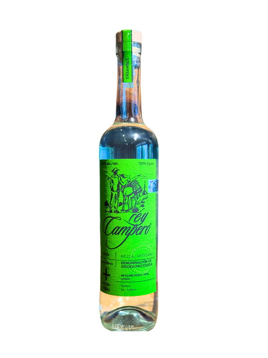 Rey Campero Coyote Mezcal Artesanal Joven, Oaxaca, Mexico 105 Proof 750ml