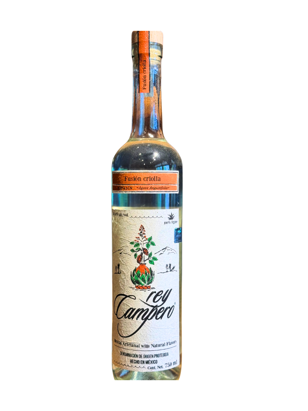 Rey Campero Fusion Criolla Mezcal Artesanal 100.8 Proof 750ml
