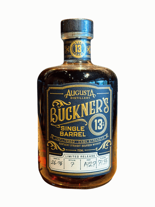 Augusta Distillery Buckner’s 13 Year Bourbon Shoppe Exclusive 142.7 Proof HAZMAT 750ml
