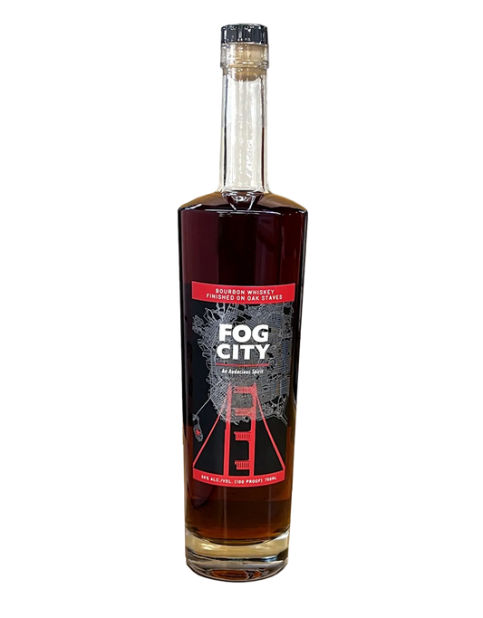 Fog City Bourbon Whiskey Finished on Oak Staves