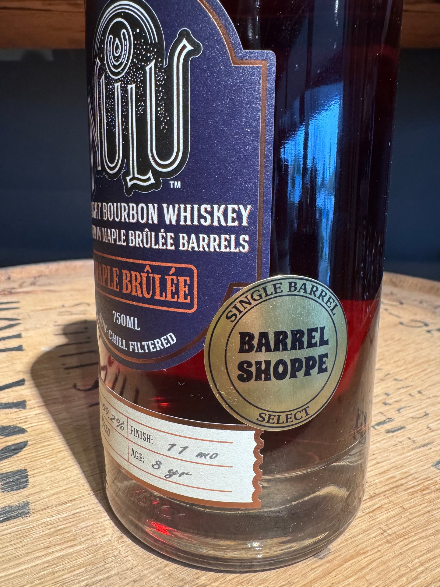 Nulu Bourbon Maple Brulee Finished Barrel Shoppe Exclusive #2 B930