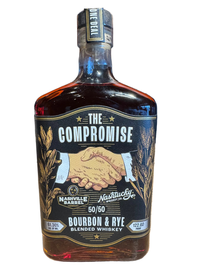 Nashville Barrel Company The Compromise Bourbon & Rye Blended Whiskey 122.6 Proof