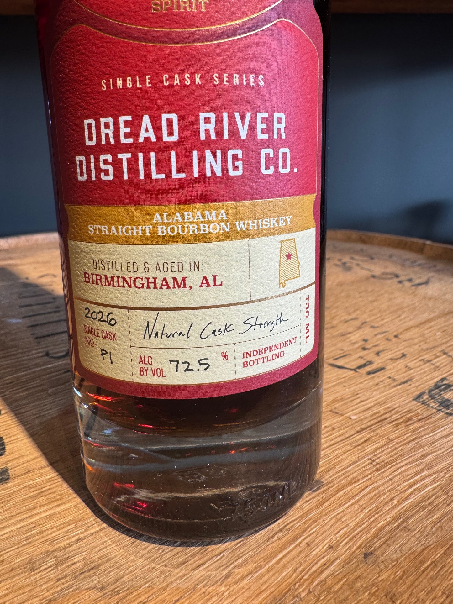 Dread River Distilling Co. Lost Lantern Alabama Straight Bourbon Shoppe Exclusive 145 Proof