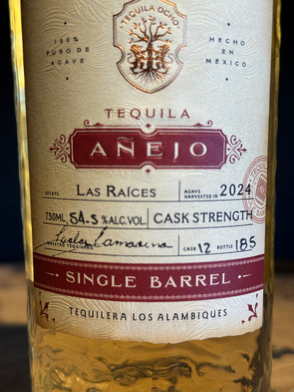 Tequila Ocho Las Raices Anejo Tequila 109 Proof 750ml Shoppe Exclusive
