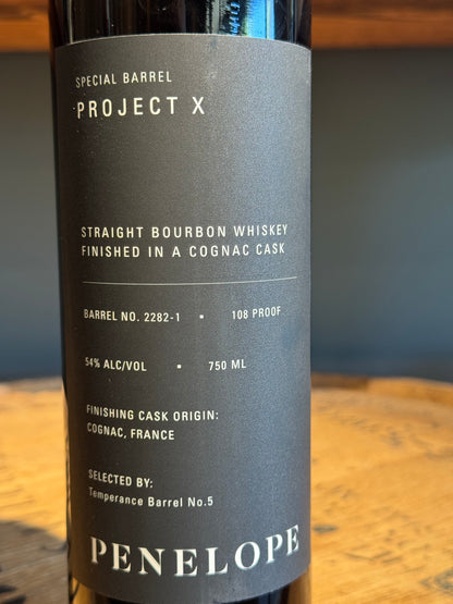Penelope Project X Cognac Cask Finish  - Barrel Shoppe Rescue