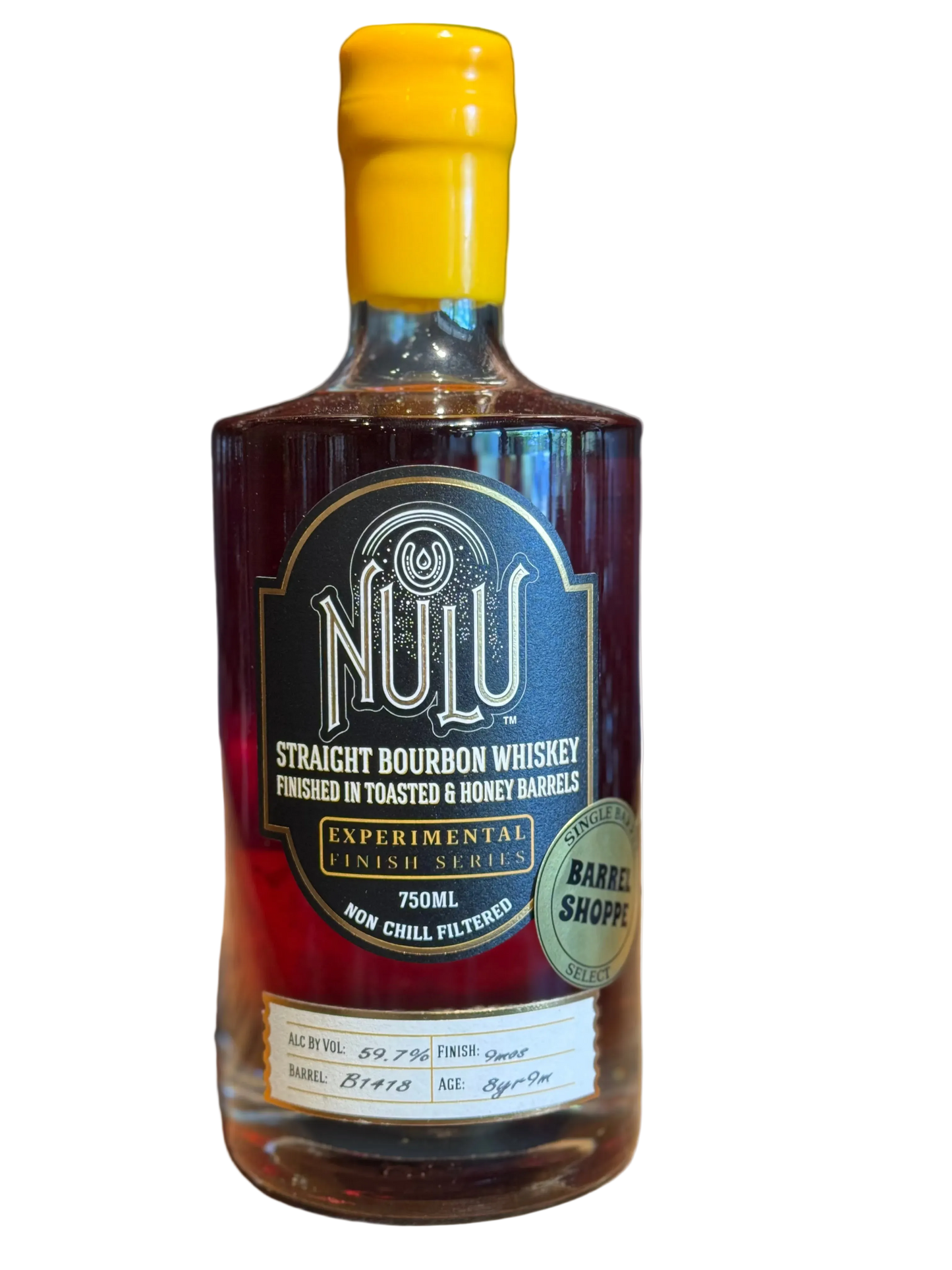 NULU 8 Year Bourbon Toasted & Honey Finished 119 Proof 750ml Shoppe Exclusive