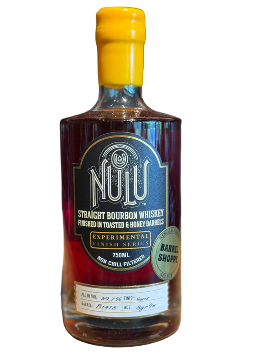 NULU 8 Year Bourbon Toasted Honey Finished 119 Proof 750ml Shoppe Exclusive