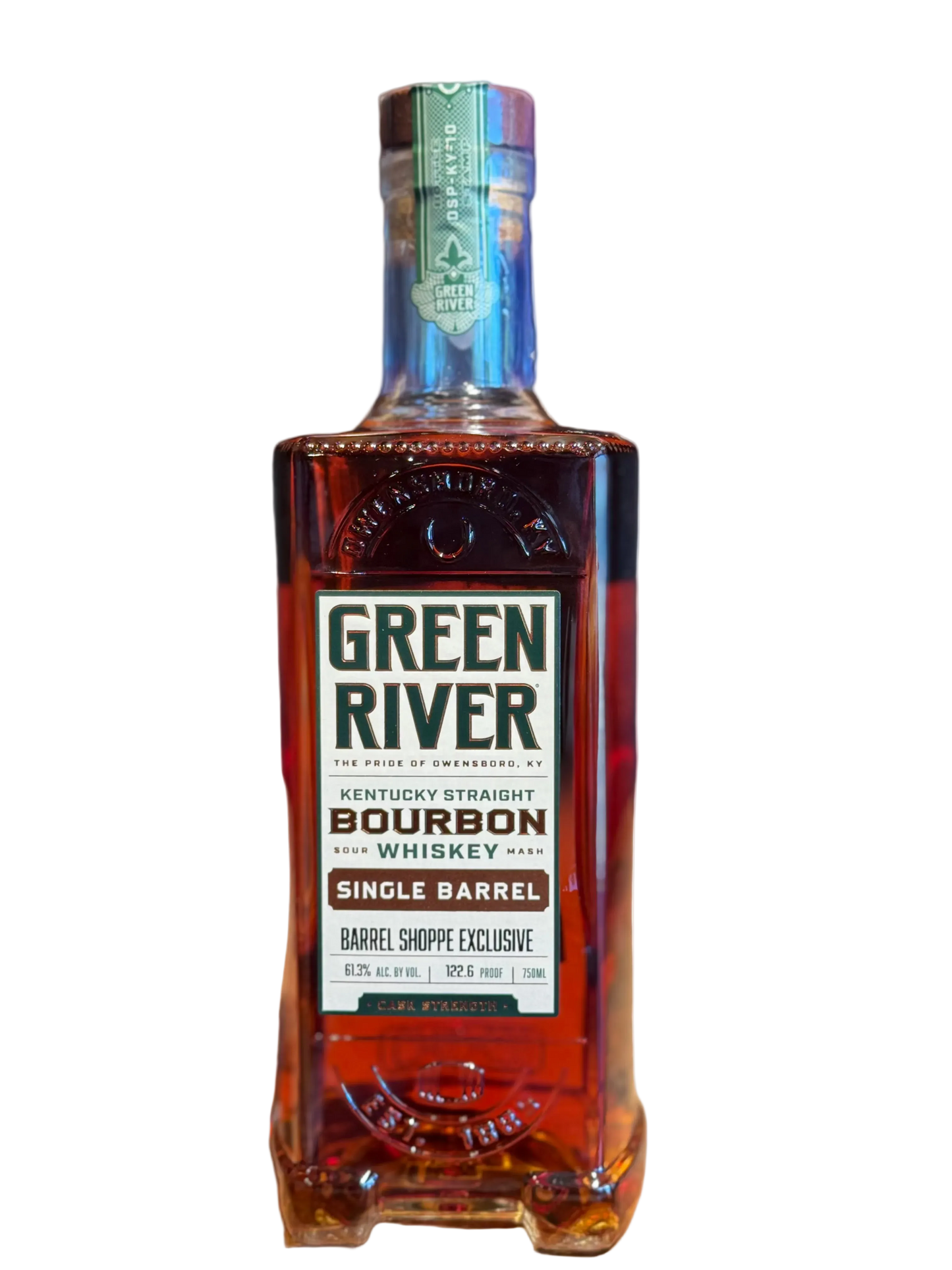 Green River Full Proof Bourbon Shoppe Exclusive 122.6 Proof 750ml