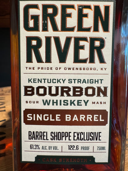 Green River Full Proof Bourbon Shoppe Exclusive 122.6 Proof 750ml