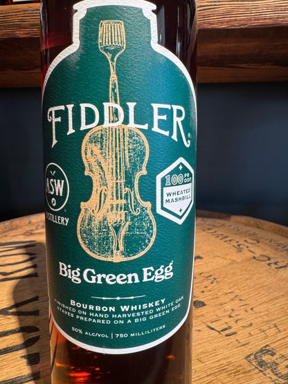 ASW Fiddler Big Green Egg Bourbon Whiskey 100 Proof 750ml