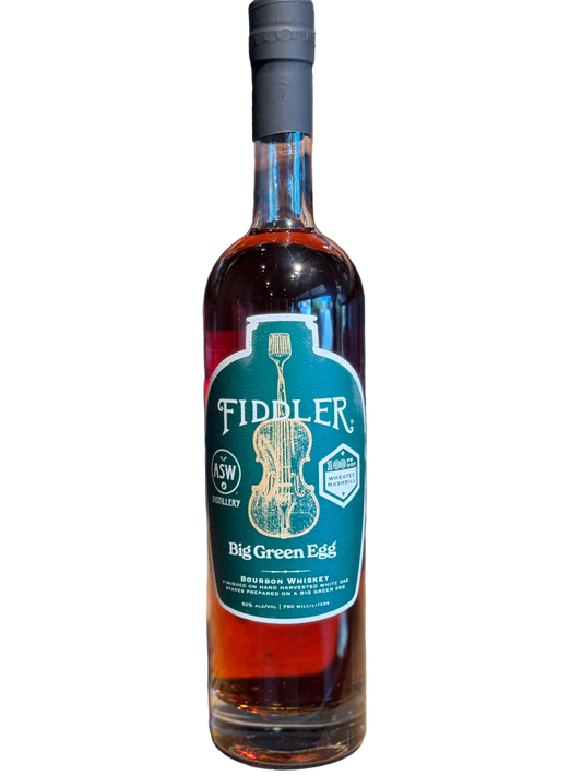 ASW Fiddler Big Green Egg Bourbon Whiskey 100 Proof 750ml