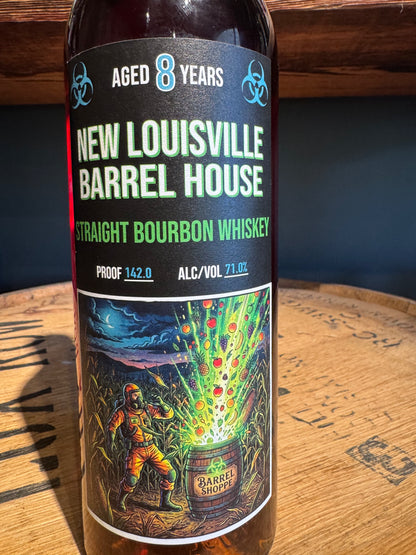 New Louisville 8 Year HAZ-MATT Bourbon 142 Proof 750ml HAZMAT Shoppe Exclusive