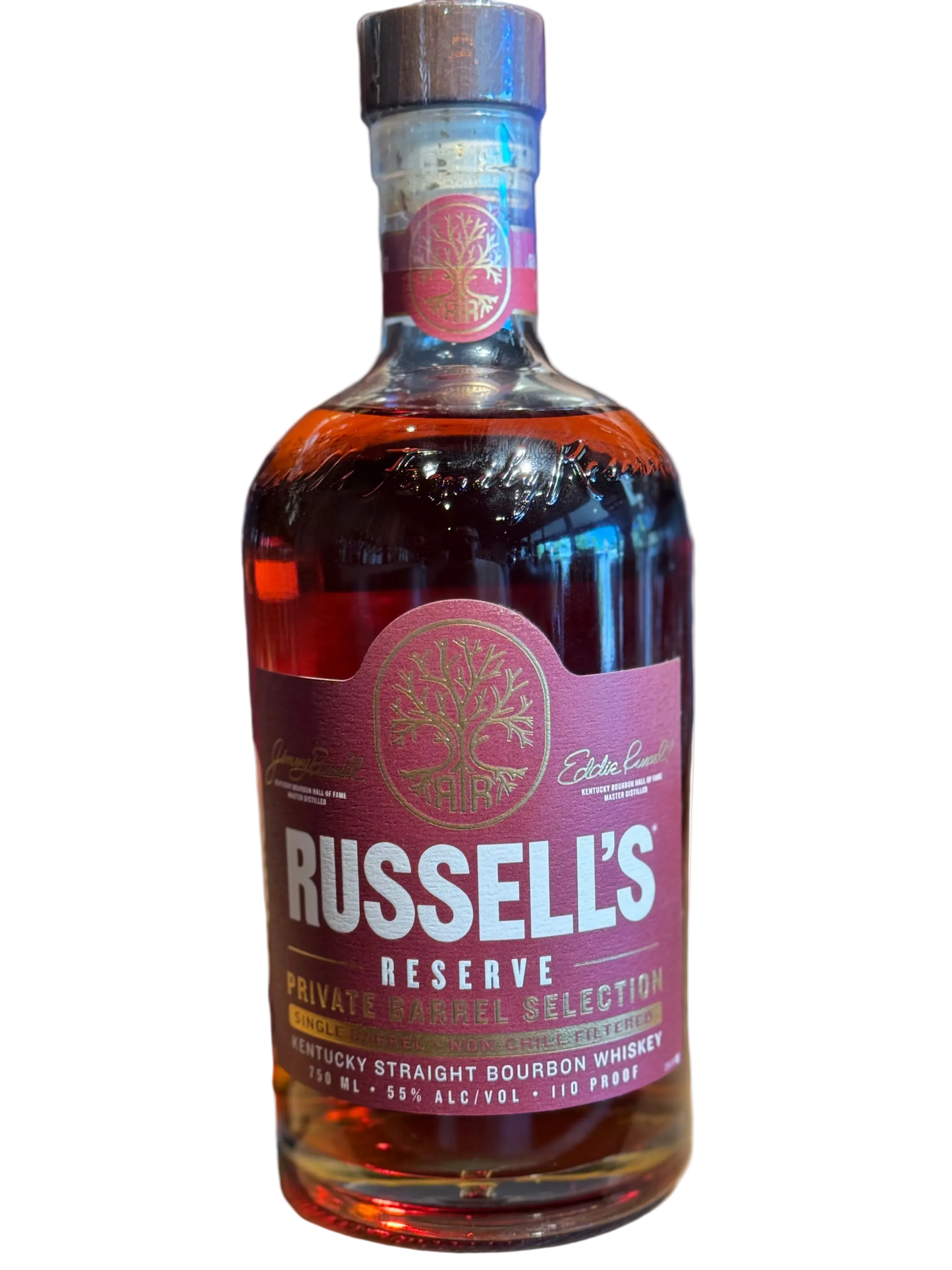 Russell's Reserve 9 Year Bourbon Private Barrel Selection 2026 Shoppe Exclusive CN-A 110 Proof 750ml