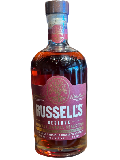 Russell's Reserve 9 Year Bourbon Private Barrel Selection 2026 Shoppe Exclusive CN-A 110 Proof 750ml