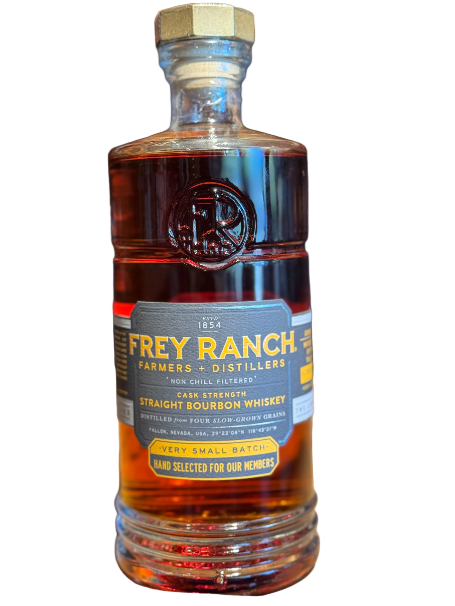 Frey Ranch Bourbon Cask Strength Very Small Batch 123 Proof 750ml