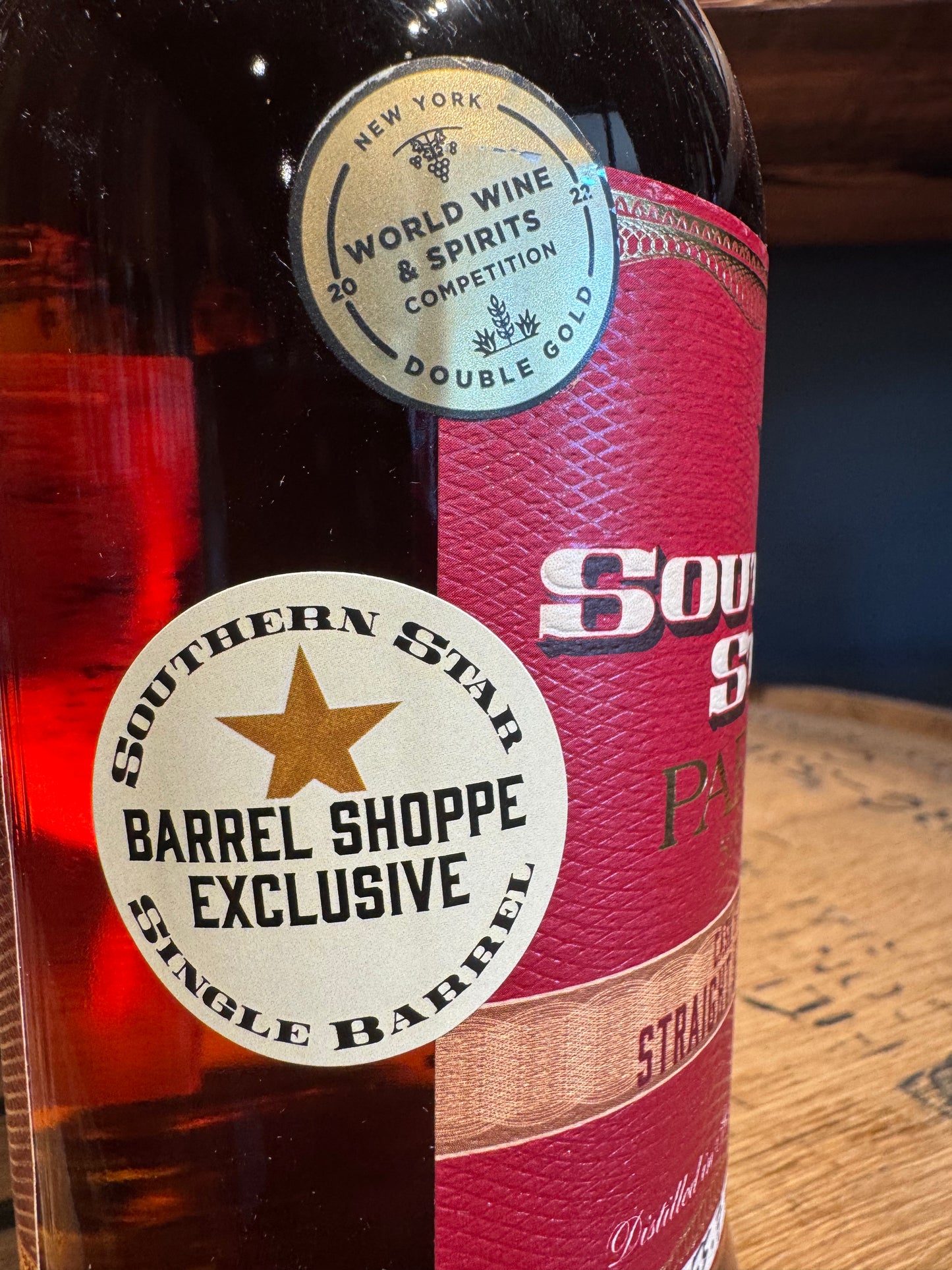 Southern Star Paragon Single Barrel Wheated Bourbon Shoppe Exclusive 111.4 Proof 750ml
