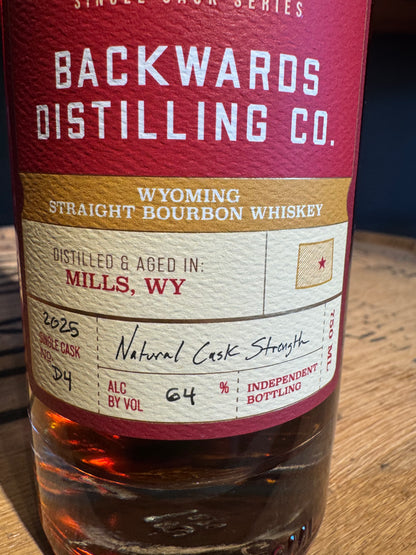 Backwards Distilling Co. Lost Lantern Wyoming Bourbon 129 Proof 750ml