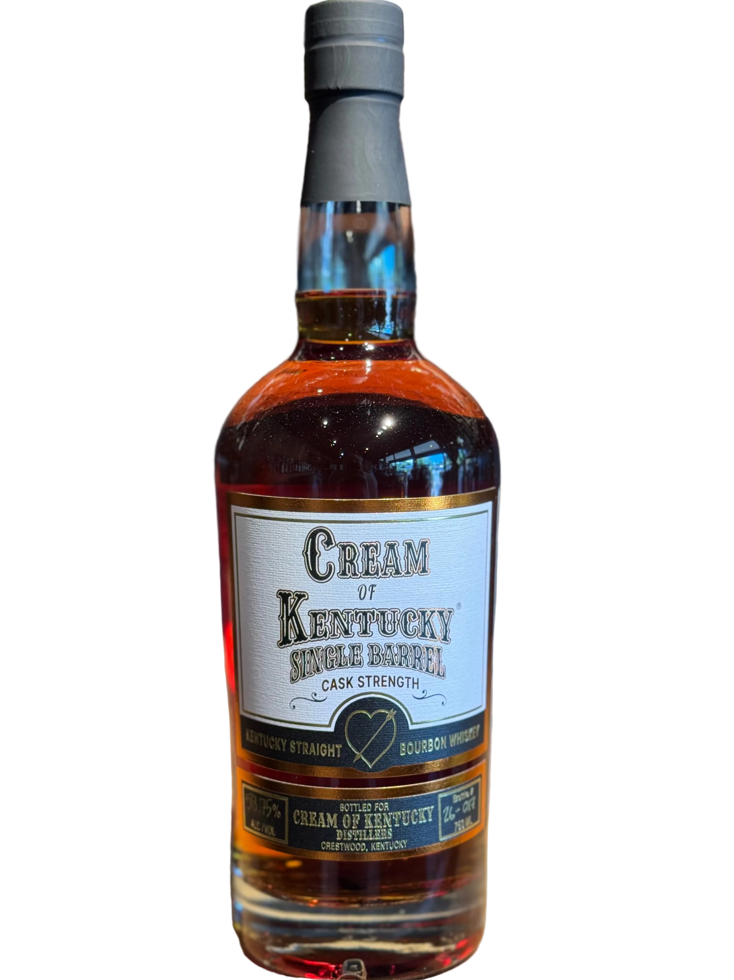 Cream of Kentucky Single Barrel Bourbon Shoppe Exclusive 117 Proof 750ml