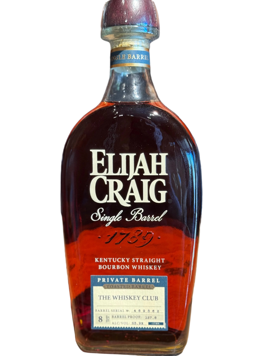 Elijah Craig Single Barrel Toasted Bourbon 127.8 Proof 750ml Rescue Barrel