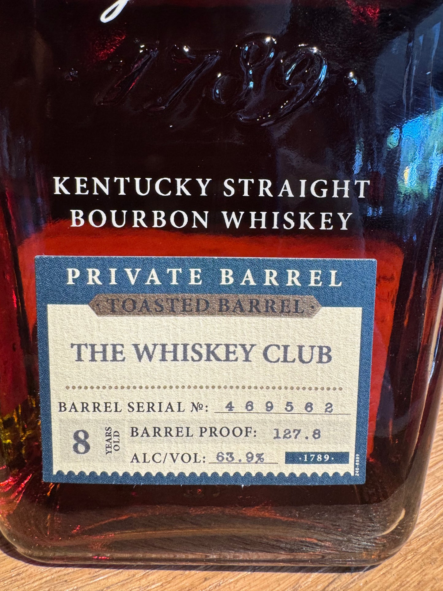 Elijah Craig Single Barrel Toasted Bourbon 127.8 Proof 750ml Rescue Barrel