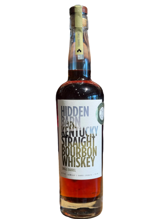 Hidden Barn Single Barrel Bourbon Shoppe Exclusive 115.8 Proof 750ml