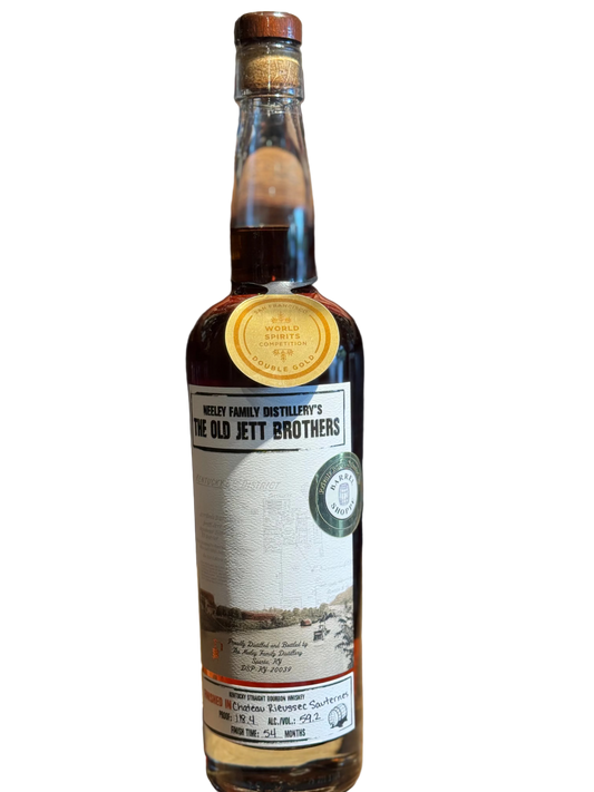 Neeley Family Distillery The Old Jett Brothers Single Barrel Bourbon Sauternes Finish 118.4 Proof 750ml