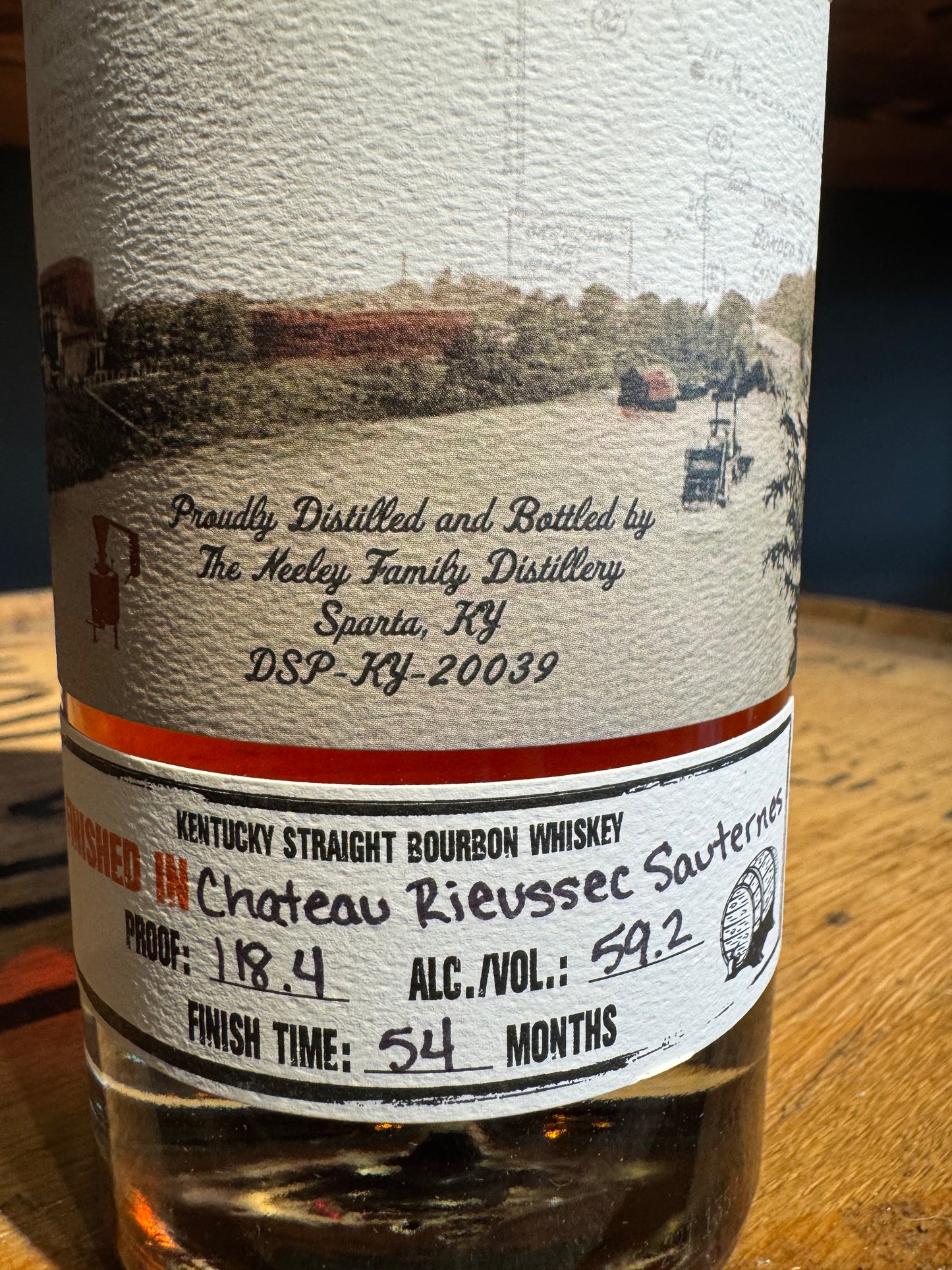 Neeley Family Distillery The Old Jett Brothers Single Barrel Bourbon Sauternes Finish 118.4 Proof 750ml