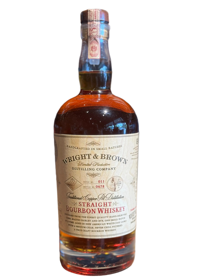Wright & Brown Straight Bourbon Whiskey - 86 Proof 750ml