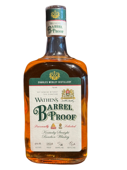 Charles Medley Distillery Wathen's Barrel Proof Bourbon Barrel No. 111 118 Proof 750ml