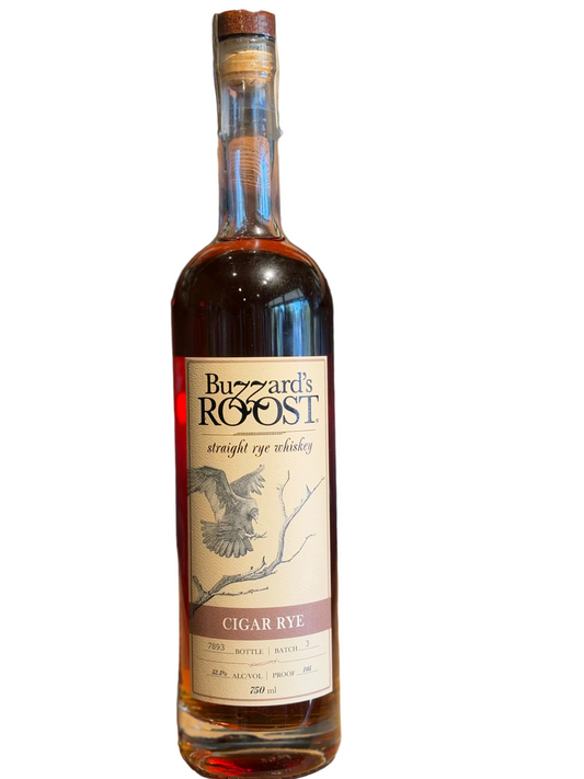 Buzzard’s Roost Cigar Rye Whiskey 105 Proof 750ml