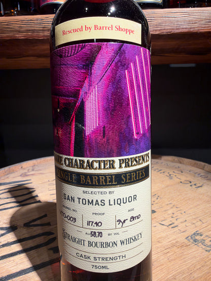 Rare Character VTO 9 Years 8 Months Single Barrel Bourbon Rescue 117.4 Proof 750ml