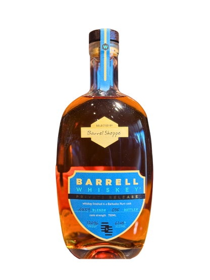 Barrell Barbados Rum Cask Finished Whiskey Single Barrel 122 Proof 750ml Shoppe Exclusive