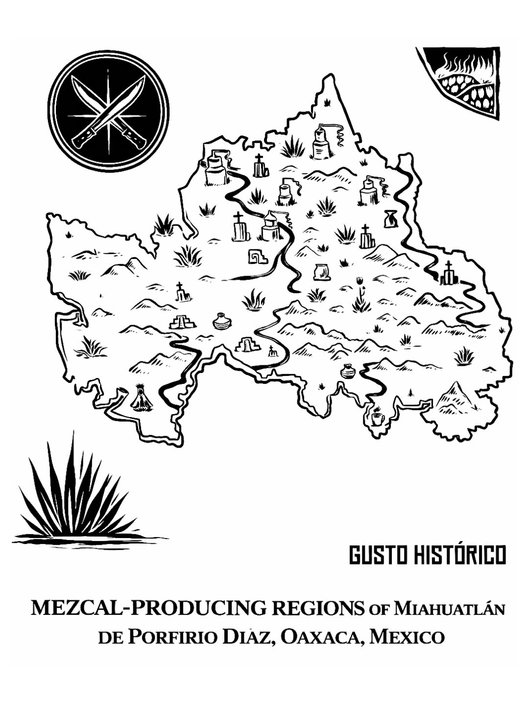 Gusto Histórico Espadín, Madrecuixe, Bicuixe Mezcal 103 Proof 750ml