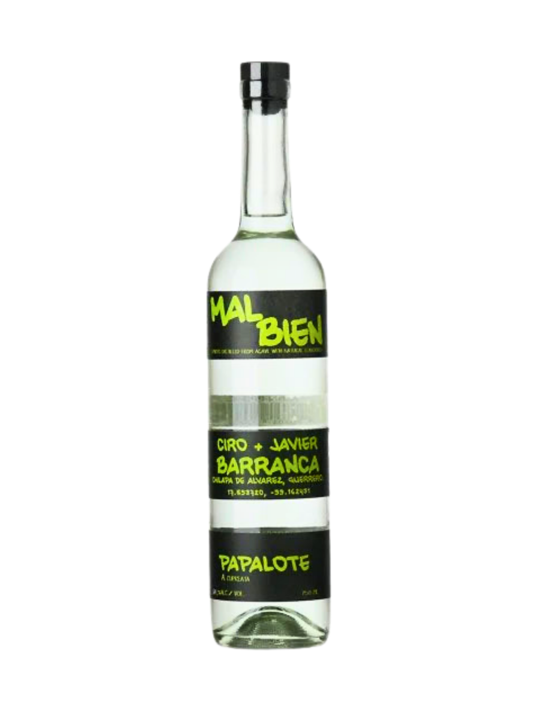 Mal Bien Papalote Ciro y Javier Barranca Mezcal 99 Proof 750ml