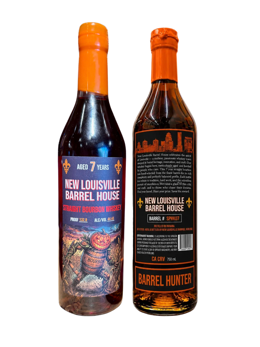New Louisville “Barrel Hunter” Halloween Edition 7 Year Bourbon 132.8 Proof 750ml
