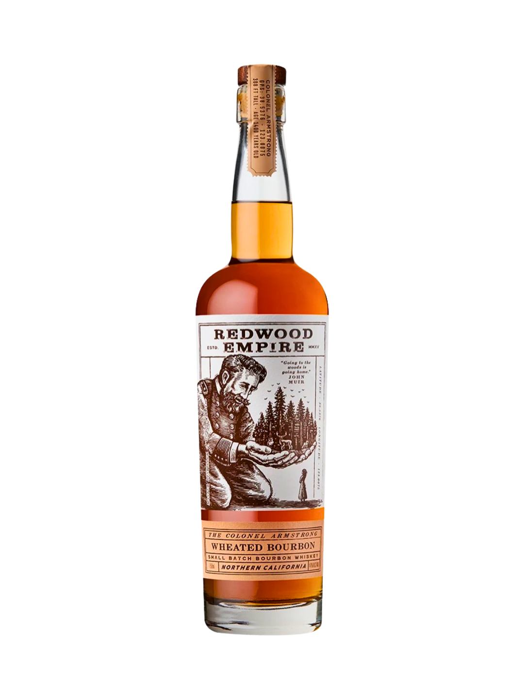 Redwood Empire The Colonel Armstrong Wheated Bourbon Whiskey 94 Proof 750ml