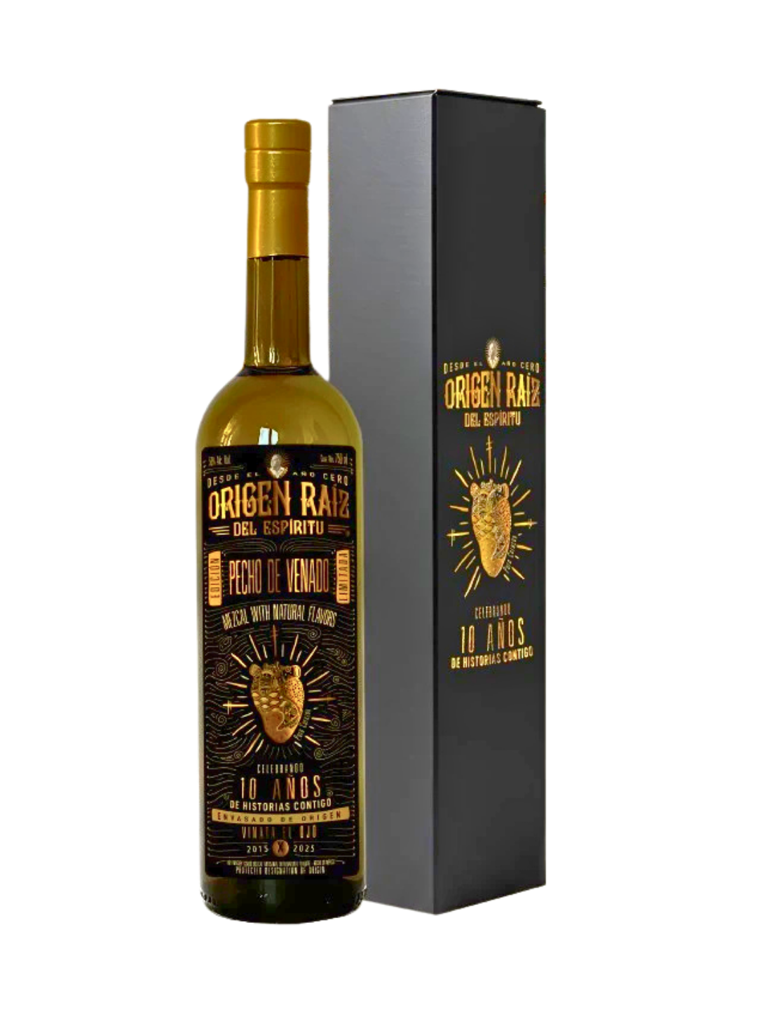 Origen Raiz 10th Anniversary Pecho de Venado Pechuga Mezcal 100 Proof 750ml