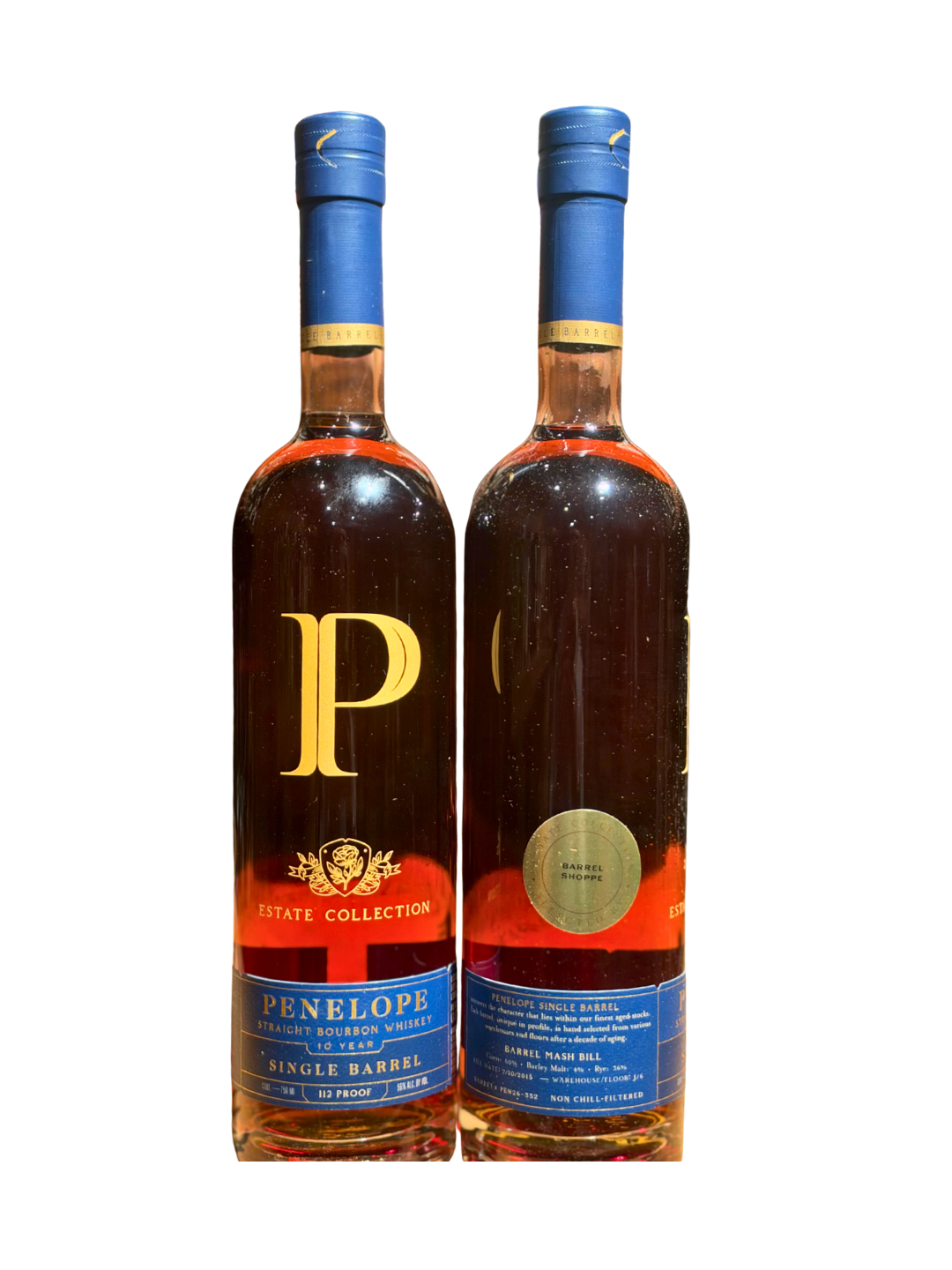 Penelope Estate Collection 10 Year Single Barrel Bourbon Shoppe Exclusive 112 Proof 750ml