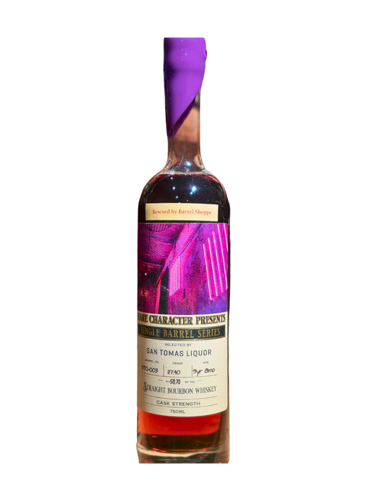 Rare Character VTO 9 Years 8 Months Single Barrel Bourbon Rescue 117.4 Proof 750ml